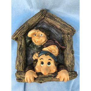 Cute dwarf troll wall hanging